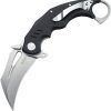 Kubey Wrath Karambit Linerlock Black G10