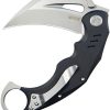Kubey Wrath Karambit Linerlock Black G10