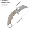 Kubey Wrath Karambit Linerlock - Tan G10