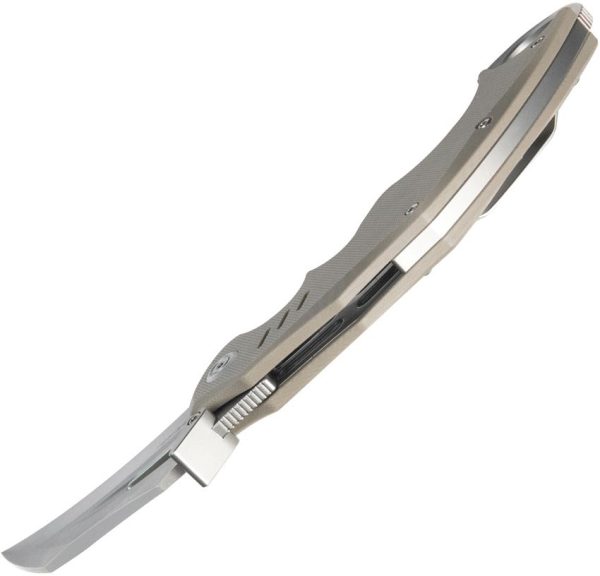 Kubey Wrath Karambit Linerlock - Tan G10