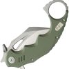Kubey Mini Wrath Karambit - OD Green G10