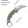 Kubey Mini Wrath Karambit - OD Green G10