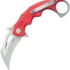 KUB262D.jpg Kubey Mini Wrath Karambit - Red G10