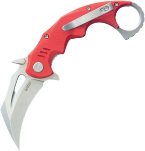Kubey Mini Wrath Karambit - Red G10