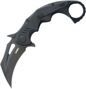 Kubey Mini Wrath Karambit - Black/Black