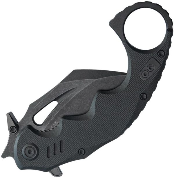 Kubey Mini Wrath Karambit - Black/Black