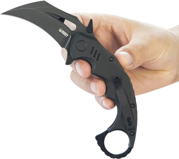 Kubey Mini Wrath Karambit - Black/Black