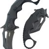 Kubey Mini Wrath Karambit - Black/Black