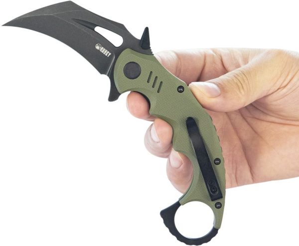 Kubey Mini Wrath Karambit - OD/Black