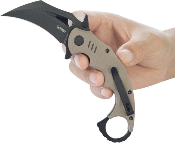 KUB262G_add_04.jpg Kubey Mini Wrath Karambit Linerlock - Tan G10