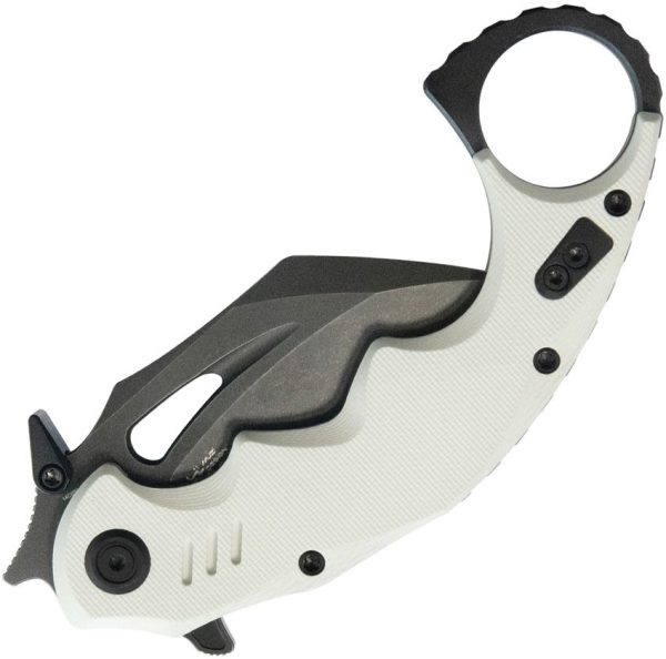 KUB262I_add_01.jpg Kubey Mini Wrath Karambit Linerlock - White G10