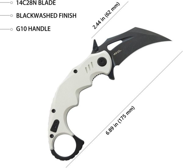 KUB262I_add_02.jpg Kubey Mini Wrath Karambit Linerlock - White G10