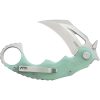 Kubey Mini Wrath Karambit Linerlock - Jade G10 Satin