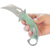 Kubey Mini Wrath Karambit Linerlock - Jade G10 Satin