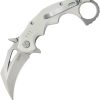 KUB262K.jpg Kubey Mini Wrath Karambit Linerlock - White Stonewash