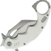 KUB262K_add_01.jpg Kubey Mini Wrath Karambit Linerlock - White Stonewash