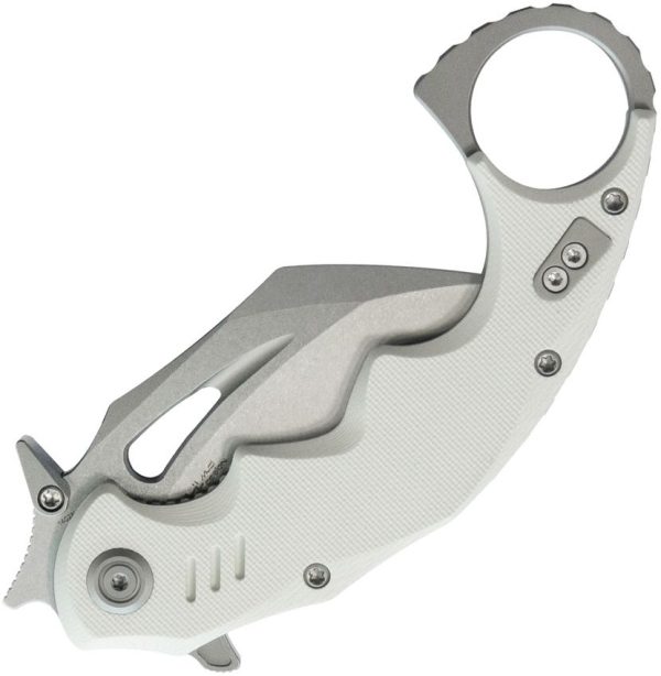 KUB262K_add_01.jpg Kubey Mini Wrath Karambit Linerlock - White Stonewash