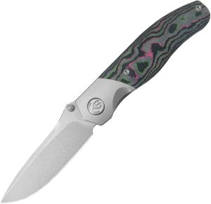 KUB266A.jpg KB Knives Velvet Snake Framelock 3.5" M390 Watermelon Sugar Camo