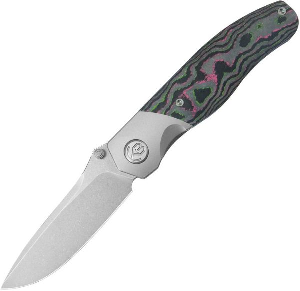 KUB266A.jpg KB Knives Velvet Snake Framelock 3.5" M390 Watermelon Sugar Camo