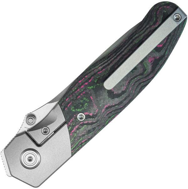 KUB266A_add_01.jpg KB Knives Velvet Snake Framelock 3.5" M390 Watermelon Sugar Camo
