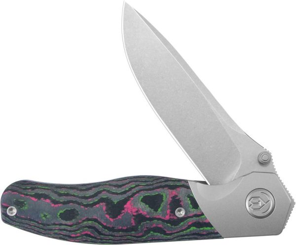 KUB266A_add_05.jpg KB Knives Velvet Snake Framelock 3.5" M390 Watermelon Sugar Camo