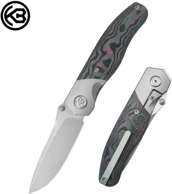 KUB266A_add_07.jpg KB Knives Velvet Snake Framelock 3.5" M390 Watermelon Sugar Camo