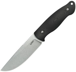 Kubey Eskoria Fixed Blade - Black G10 14C28N