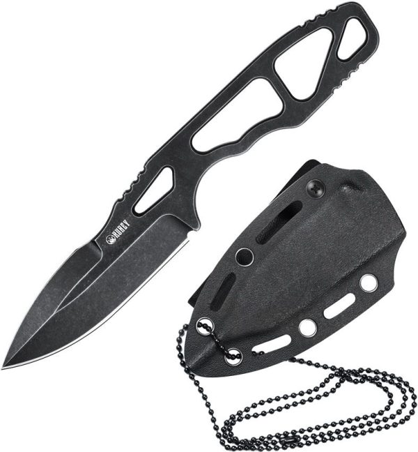 Kubey TAG Hydra Fixed Blade - Black Stonewash