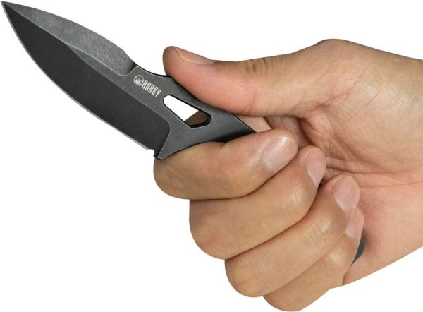 Kubey TAG Hydra Fixed Blade - Black Stonewash