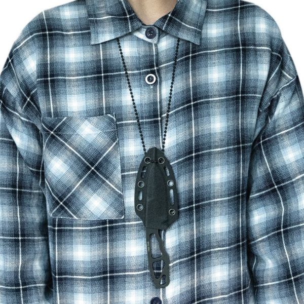 Kubey TAG Hydra Fixed Blade - Black Stonewash