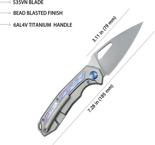 Coeus Framelock Ti