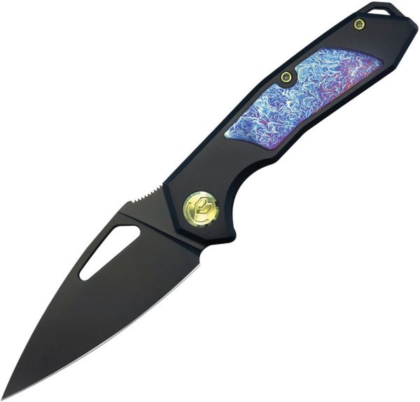 Coeus Framelock Black Ti