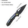 Coeus Framelock Black Ti