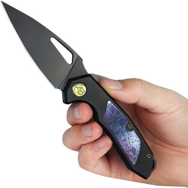 Coeus Framelock Black Ti