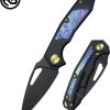 Coeus Framelock Black Ti