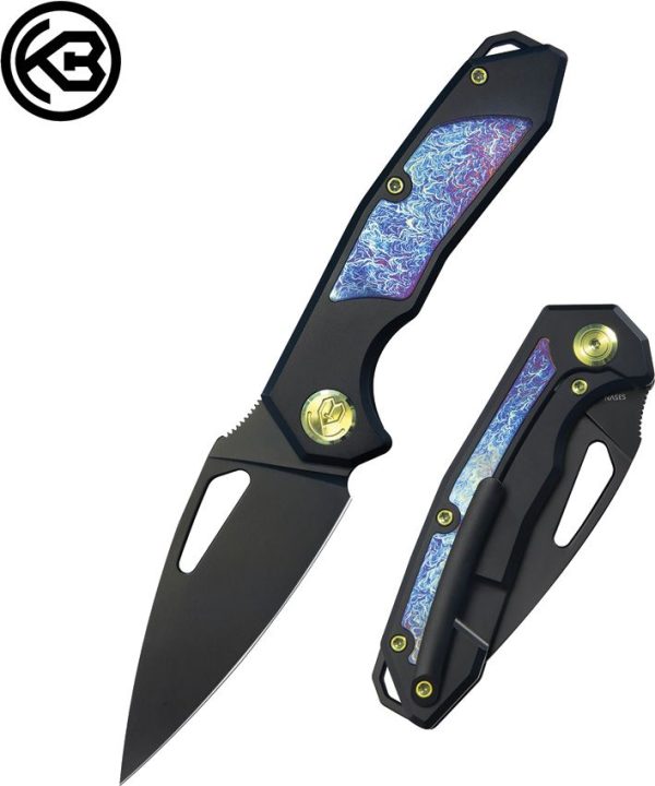 Coeus Framelock Black Ti