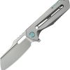 Kubey Atlas Framelock Gray Ti M390 Folding Knife