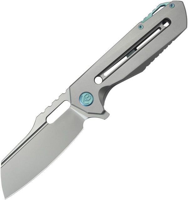Kubey Atlas Framelock Gray Ti M390 Folding Knife