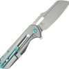Kubey Atlas Framelock Gray Ti M390 Folding Knife