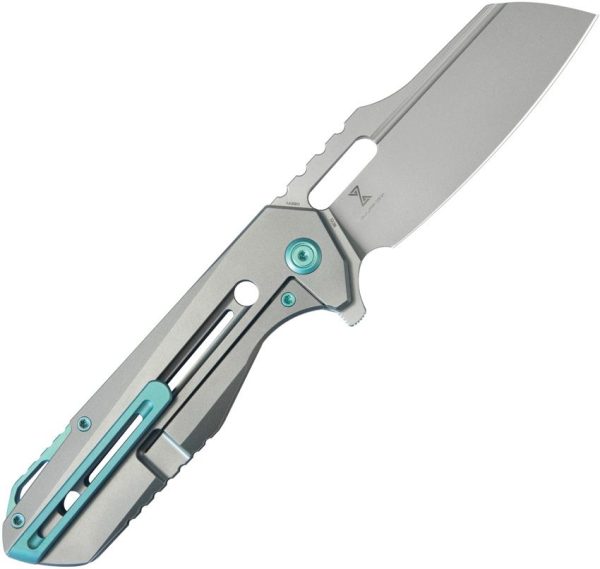 Kubey Atlas Framelock Gray Ti M390 Folding Knife