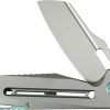 Kubey Atlas Framelock Gray Ti M390 Folding Knife