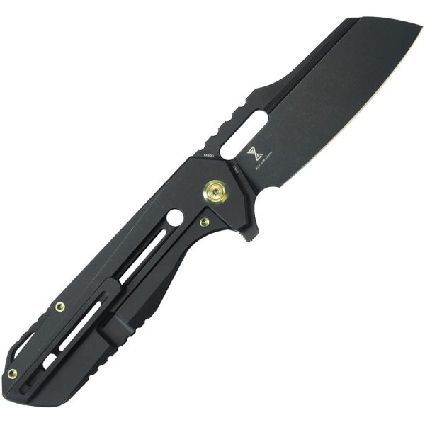 Kubey Atlas Framelock Black Ti M390 Folding Knife