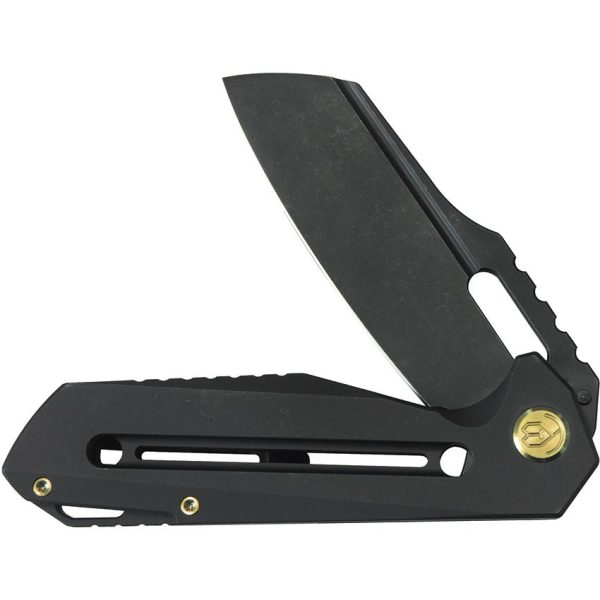 Kubey Atlas Framelock Black Ti M390 Folding Knife