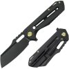 Kubey Atlas Framelock Black Ti M390 Folding Knife