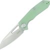 KUB291M.jpg Kubey Vagrant Linerlock Jade G10 14C28N Folding Knife
