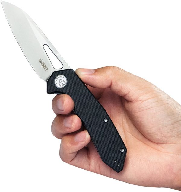 KUB291N_add_04.jpg Kubey Vagrant Linerlock Black G10 AUS-10A Folding Knife