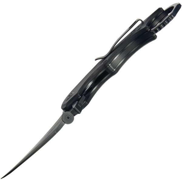 Kubey Rogue Karambit Blackwash 14C28N G10 Linerlock