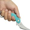 Kubey Rogue Pikal Karambit Tiffany Blue G10 14C28N