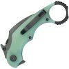 Kubey Rogue Karambit Black Jade G10 Folding Knife
