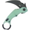 Kubey Rogue Karambit Black Jade G10 Folding Knife